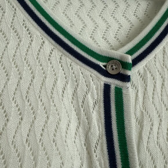 🌻 Lands End Supima Cotton Cardigan - Picture 2 of 8